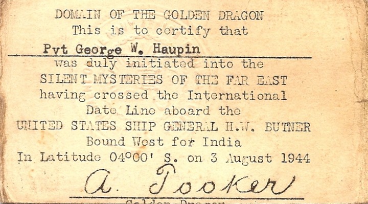 Crossing Int'l Dateline