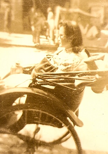 Woman in Rickshaw